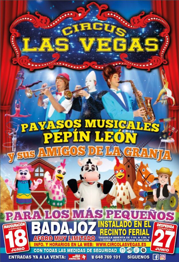Circus Las Vegas en Badajoz!