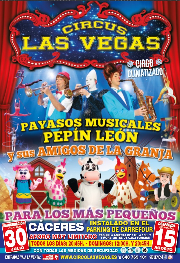 Circus Las Vegas en CÁCERES!