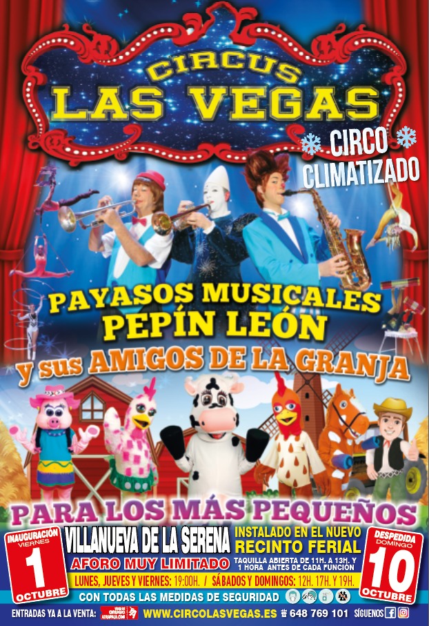 Circus Las Vegas en VILLANUEVA DE LA SERENA!