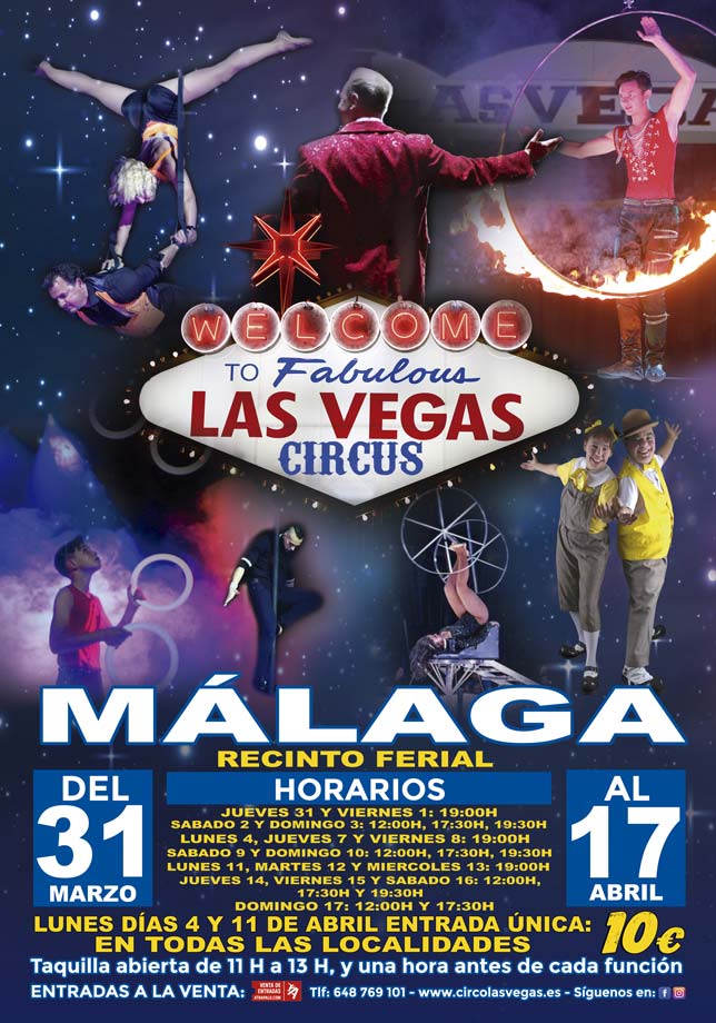 Circus Las Vegas en Málaga!