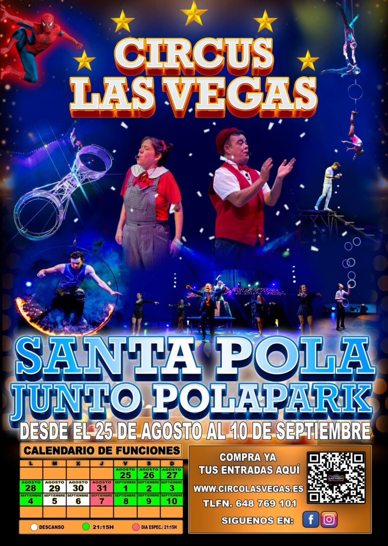 Circus Las Vegas llega a Santa Pola!!
