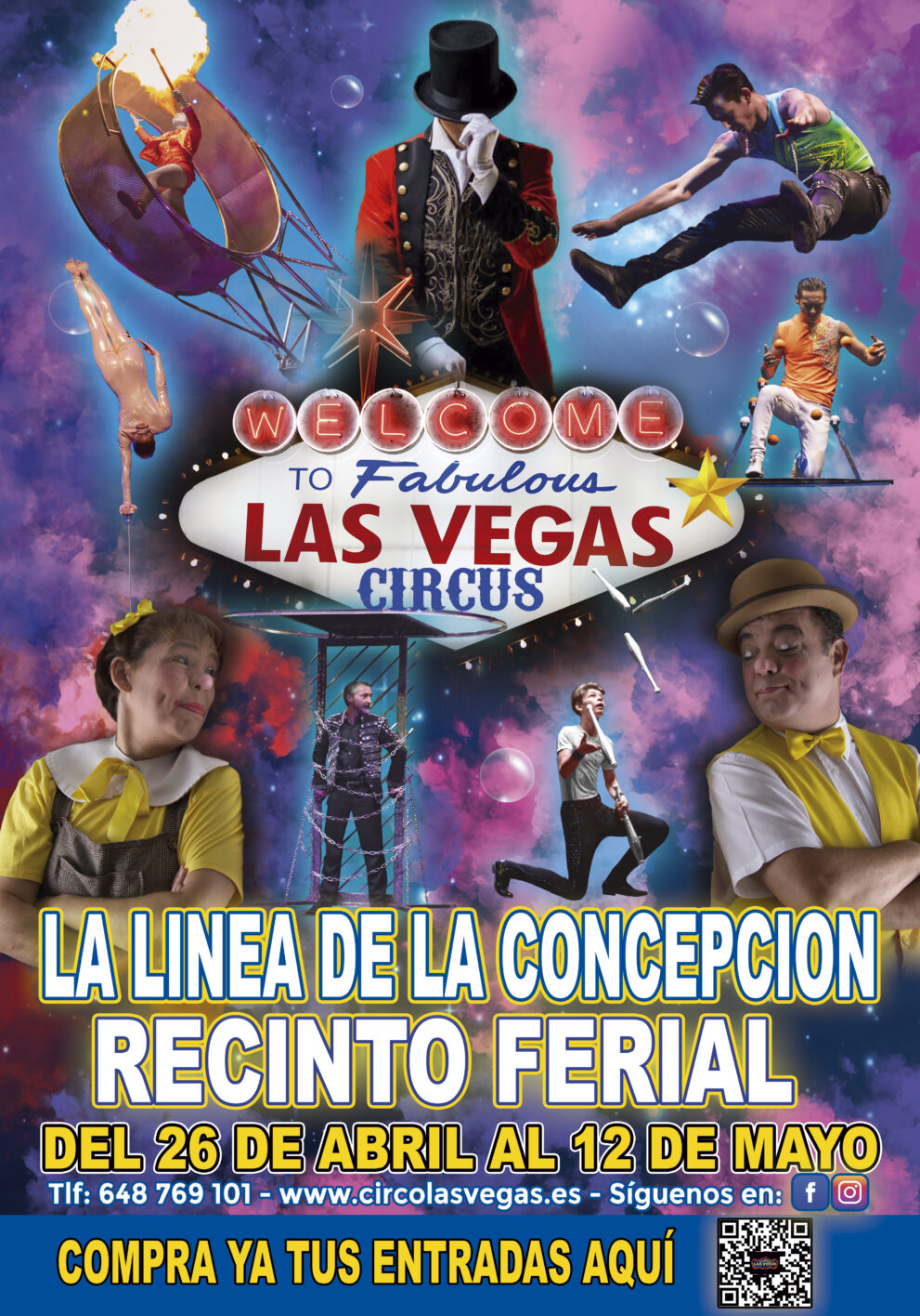 Circus Las Vegas llega a LA LINEA!