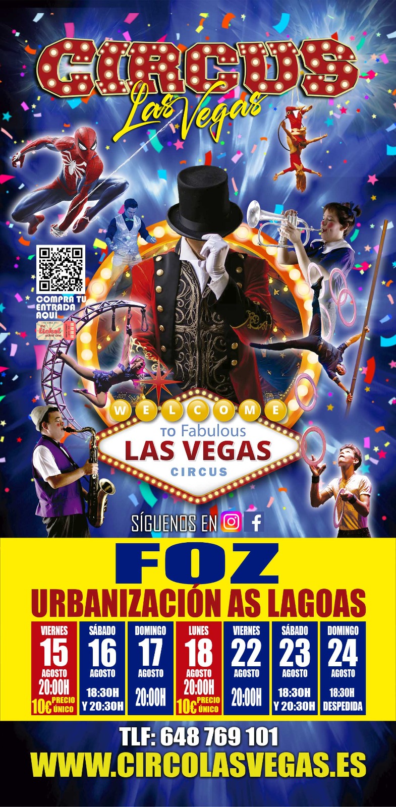 Circus Las Vegas llega a FOZ!!!!