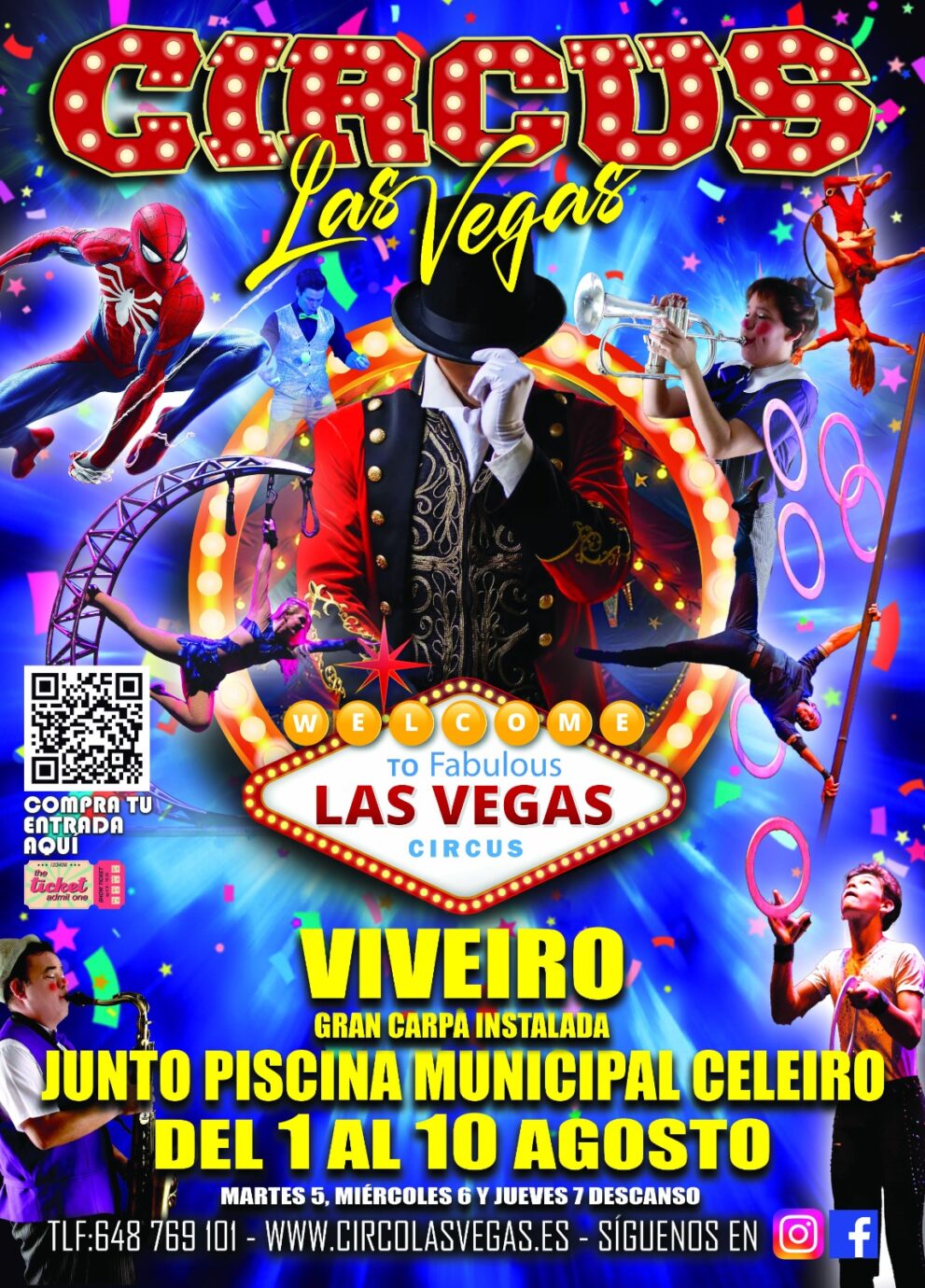 Circus Las Vegas llega a VIVEIRO!!!!