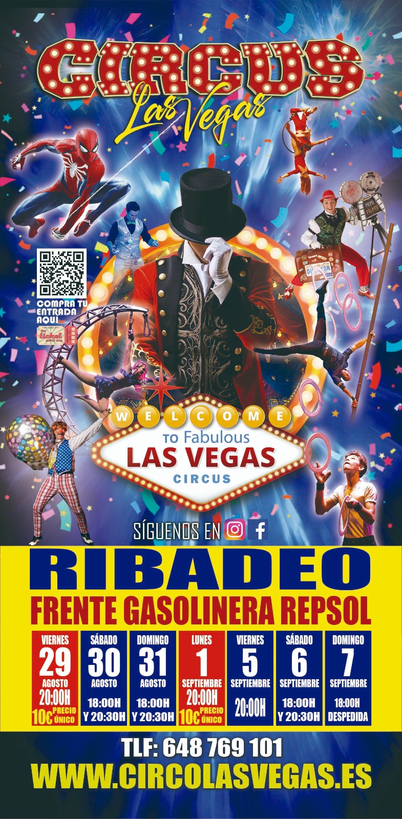 Circus Las Vegas llega a RIBADEO!!!!