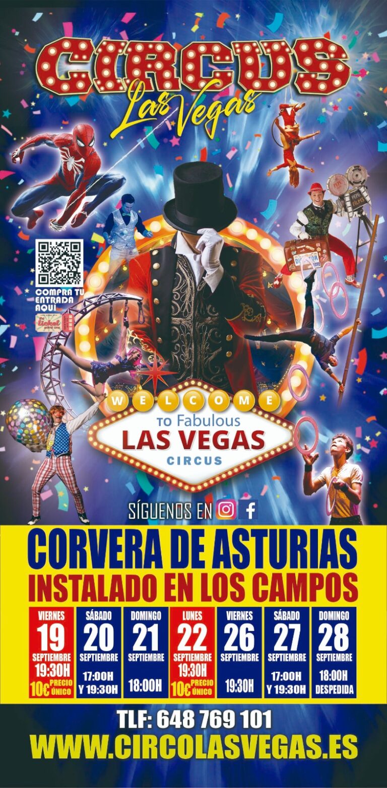 Circus Las Vegas llega a CORVERA DE ASTURIAS!!!!