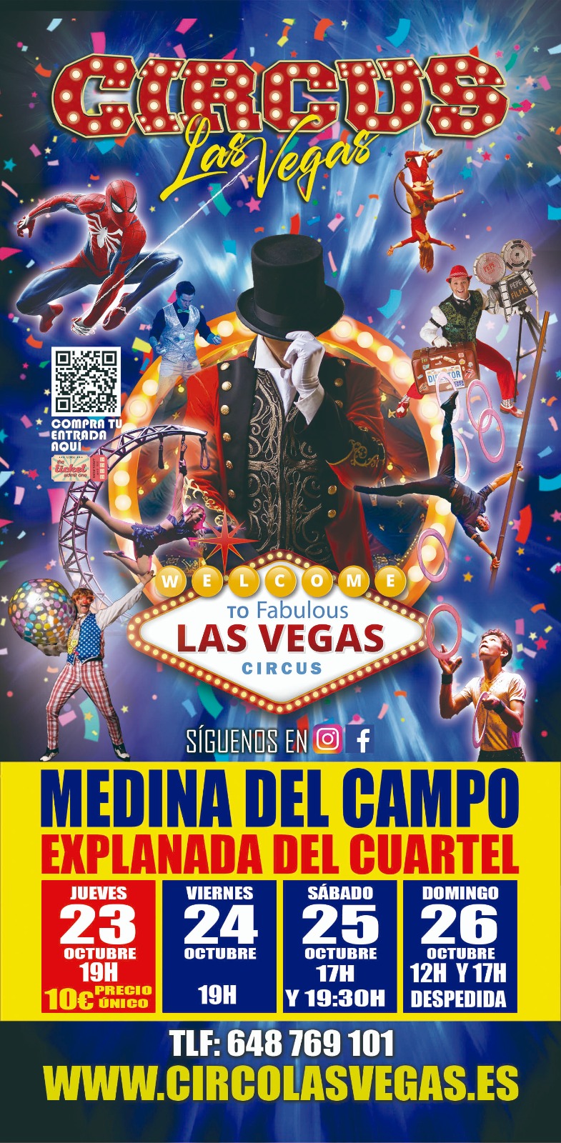 Circus Las Vegas llega a Medina del Campo!!!!